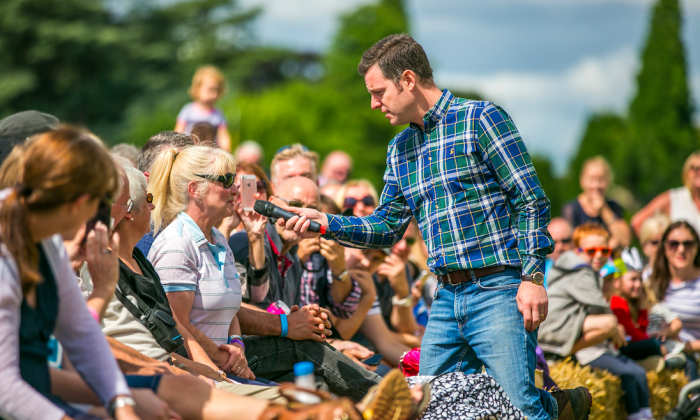 Event filming at Countryfile Live
