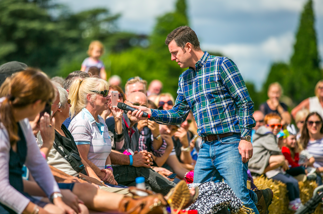 Event filming at Countryfile Live